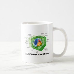 A Closer Look At What I Eat (Plant Cell) Coffee Mug