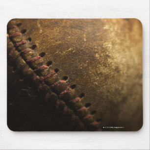 A closeup of an old baseball. Shot with shallow Mouse Pad