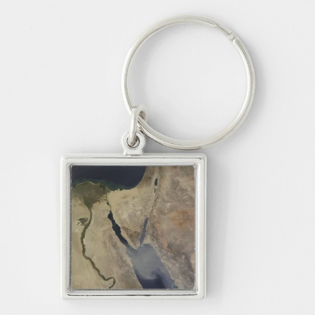 A cloud of tan dust from Saudi Arabia Keychain (Front)