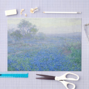 A Cloudy Day, Bluebonnets   Julian Onderdonk Tissue Paper
