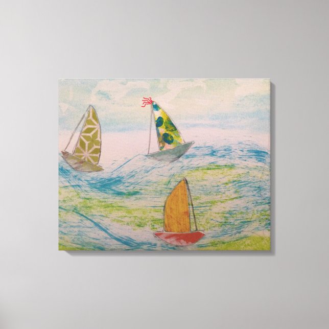 A Clown's Hat Sail  Canvas Print (Front)