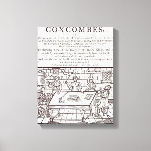 A Cluster of Coxcombes' by John Taylor Canvas Print