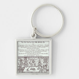 A Cluster of Coxcombes' by John Taylor Keychain