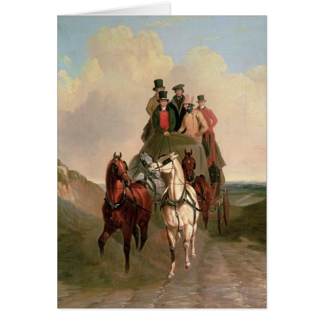 A Coach and Four on an Open Road (Front)