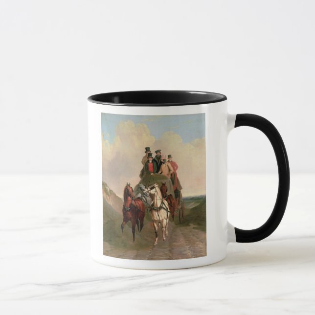A Coach and Four on an Open Road Mug (Right)