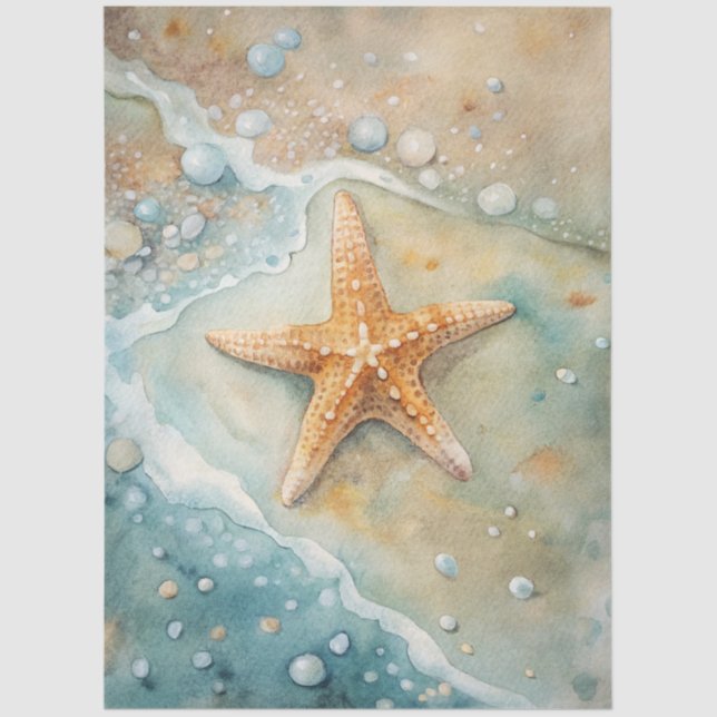 A Coastal Series Design 20 Tissue Paper (Front)