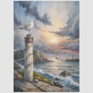 A Coastal Series Design 28 Tissue Paper