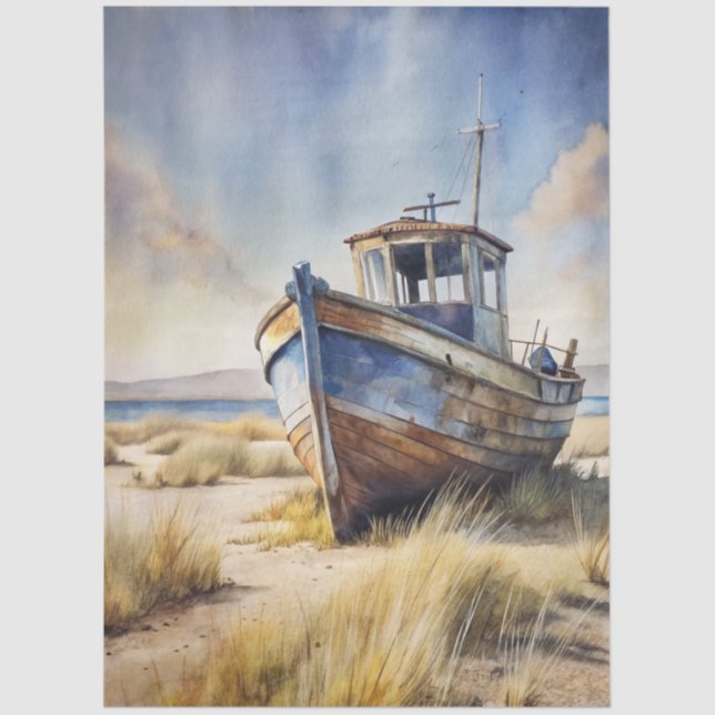 A Coastal Series Design 79 Tissue Paper (Front)