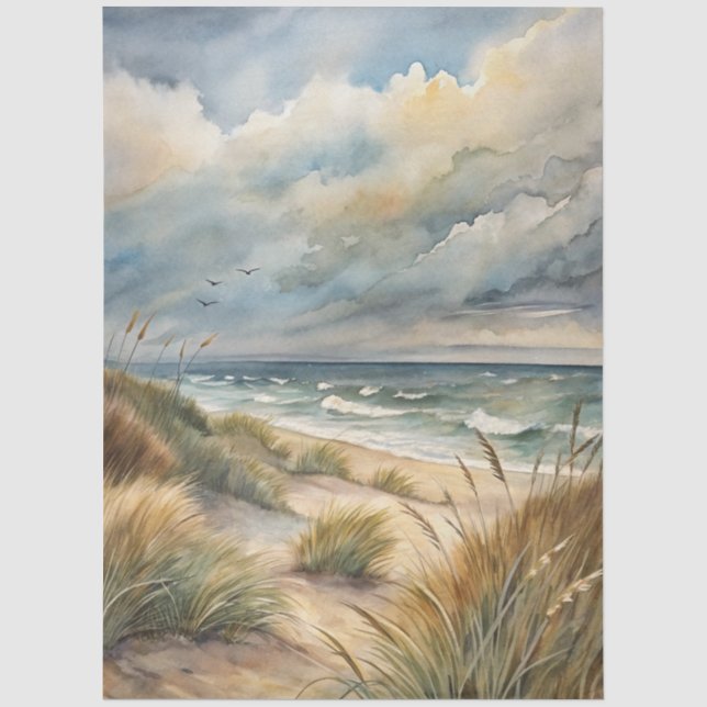 A Coastal Series Design 7 Tissue Paper (Front)
