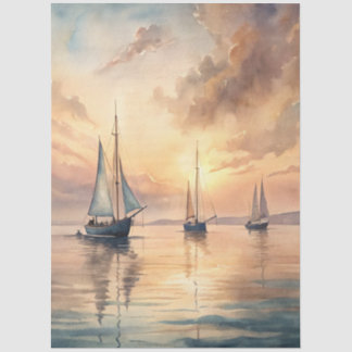 A Coastal Series Design 86 Tissue Paper
