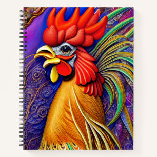 A Cock-a-Doodle-Doo Day Notebook