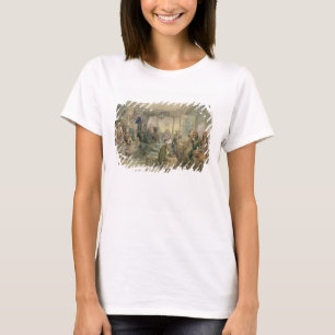 A Coffee House, Constantinople, 1854 (pen & ink & T-Shirt