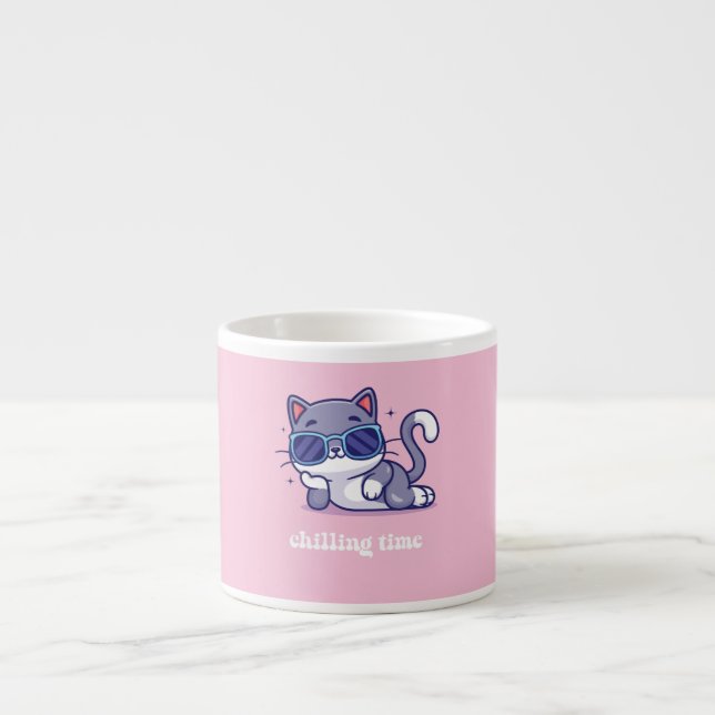 A  coffee mug Chiiling time (pink) (Devant)