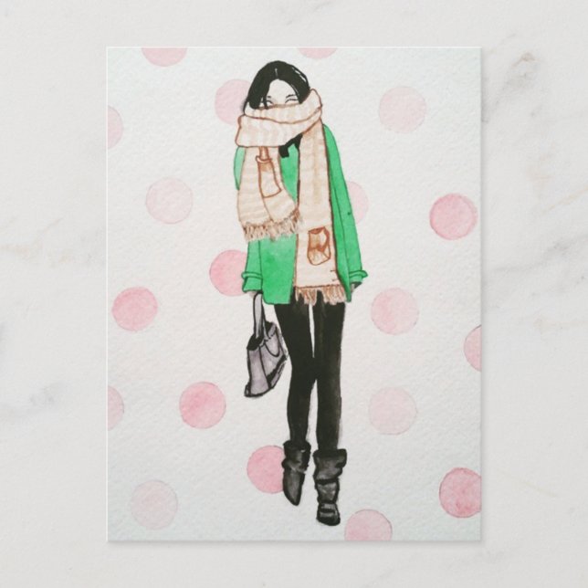 A Cold Winter Day: Postcards (Front)