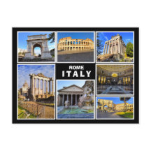 A collage from Rome, Italy