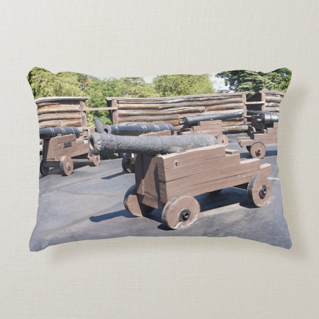 A Collection of Cannons Accent Pillow (Front)