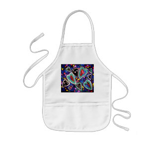 A collection of hearts kids apron