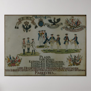 A collection of maneouvre plans poster