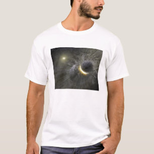 A collision between massive objects in space T-Shirt