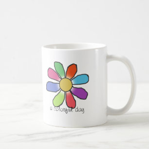 A COLORFUL DAY flower Coffee Mug