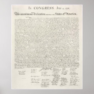 A Colossal Declaration of Independence (U.S.) Poster