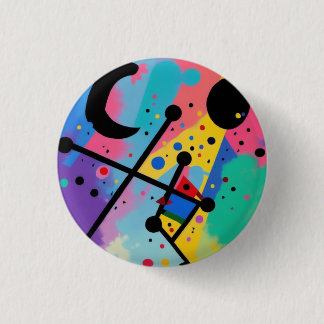 A Colour Fiesta 1 Inch Round Button