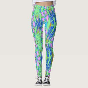 A colourful abstract patten "Ratti_Creative_Arts"  Leggings