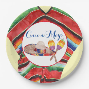 A Colourful Celebration 9" Round Paper Plate