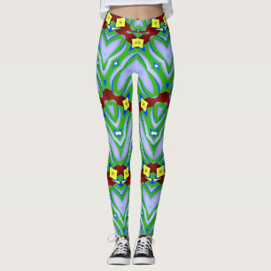 A colourful classic "Ratti_Creative_Arts" Leggings