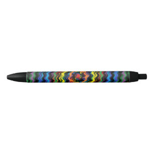 A Colourful Detonation Black Ink Pen