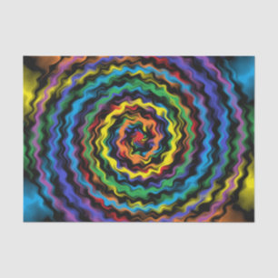 A Colourful Detonation Tissue Paper