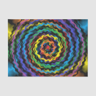 A Colourful Detonation Tissue Paper