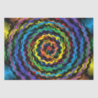 A Colourful Detonation Tissue Paper