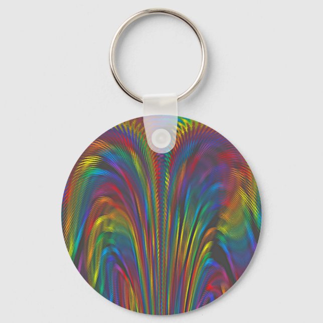 A Colourful Eruption Keychain (Front)
