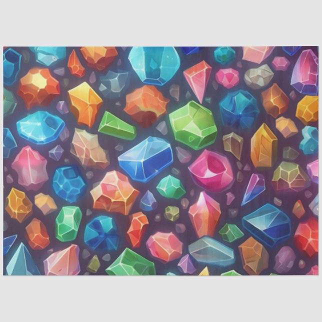A Colourful Gem Series Design 10 Tissue Paper (Front)
