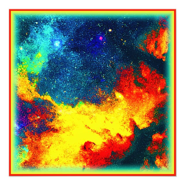 A Colourful Journey Through the Universe. Buy Now Photo Print (Front)