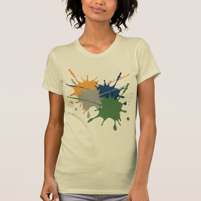 A Colourful Paint Splash Tshirt (Front)