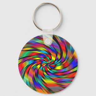 A Colourful Pinwheel Keychain
