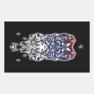 A colourful smiling spirit v2 sticker
