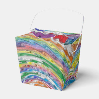 A Colourful Splatter Favor Box