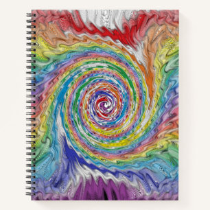 A Colourful Splatter Notebook