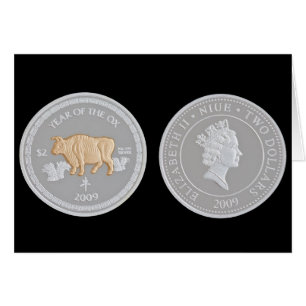 A commemorative silver coin