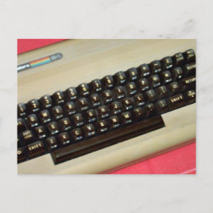 A Commodore 64 8-bit home computer Postcard