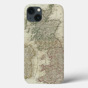 A complete map of the British Isles iPhone 13 Case