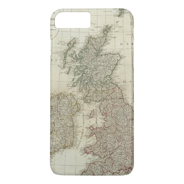 A complete map of the British Isles Case-Mate iPhone Case (Back)