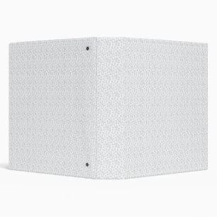 A completely white, featureless surface fills the  binder