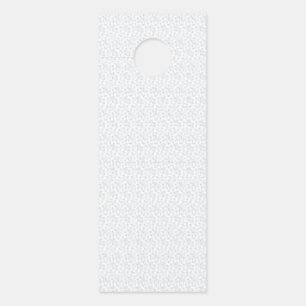 A completely white, featureless surface fills the door hanger