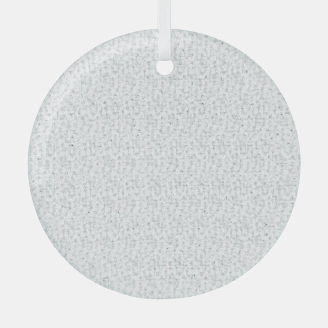 A completely white, featureless surface fills the  glass ornament (Front)