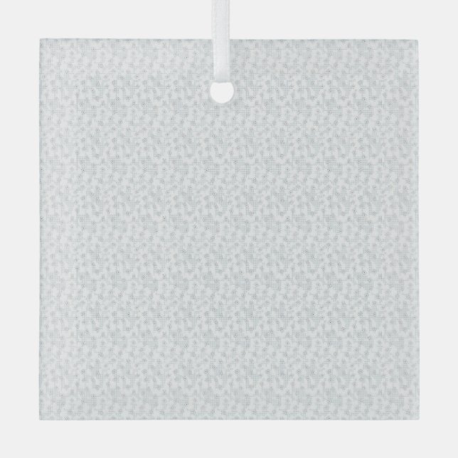 A completely white, featureless surface fills the  glass ornament (Front)