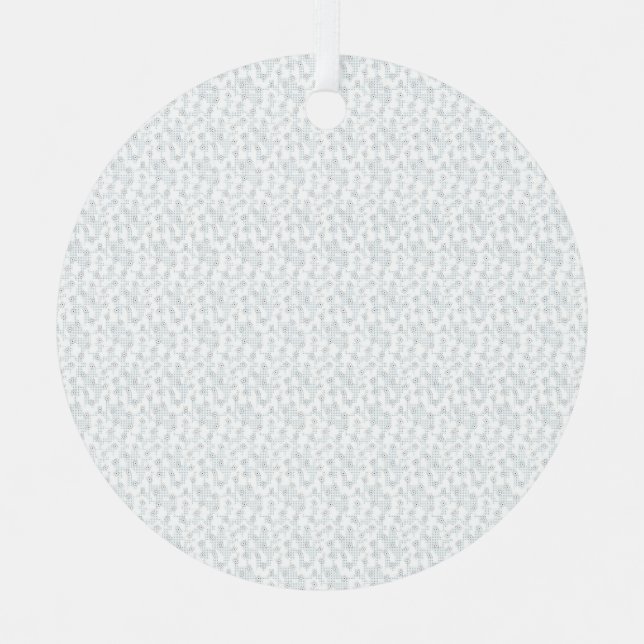 A completely white, featureless surface fills the  metal ornament (Front)